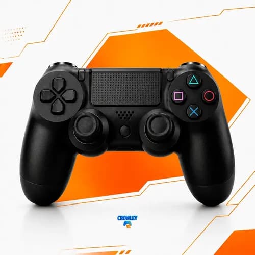Controle PS4 Sem Fio Bluetooth Dual Shock Crowley