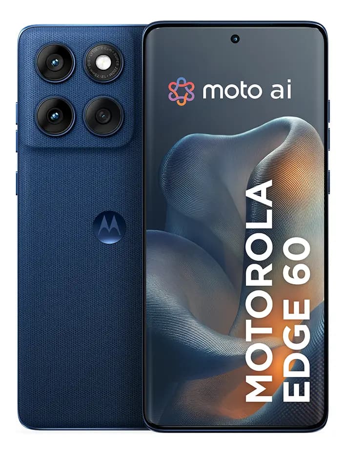 Smartphone Motorola Edge 60 5G 512GB 24GB Câmera Sony 50MP IP68 Azul