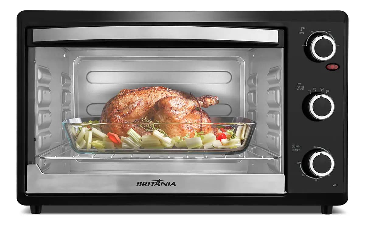 Forno Elétrico Britânia 44L Dupla Resistência 1500W